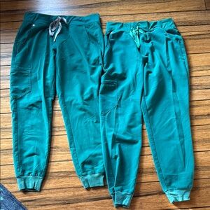 Women’s Figs Hunter Green Zamora Joggers Size Medium